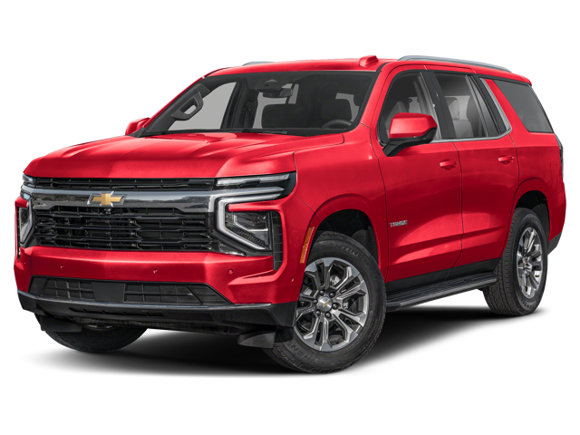 a red 2025 chevrolet tahoe