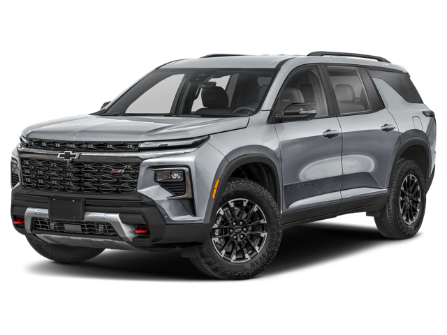 a silver 2025 chevrolet traverse