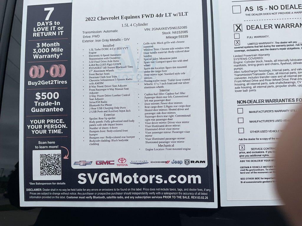 2022 Chevrolet Equinox LT