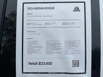 2024 Nissan Rogue FWD S