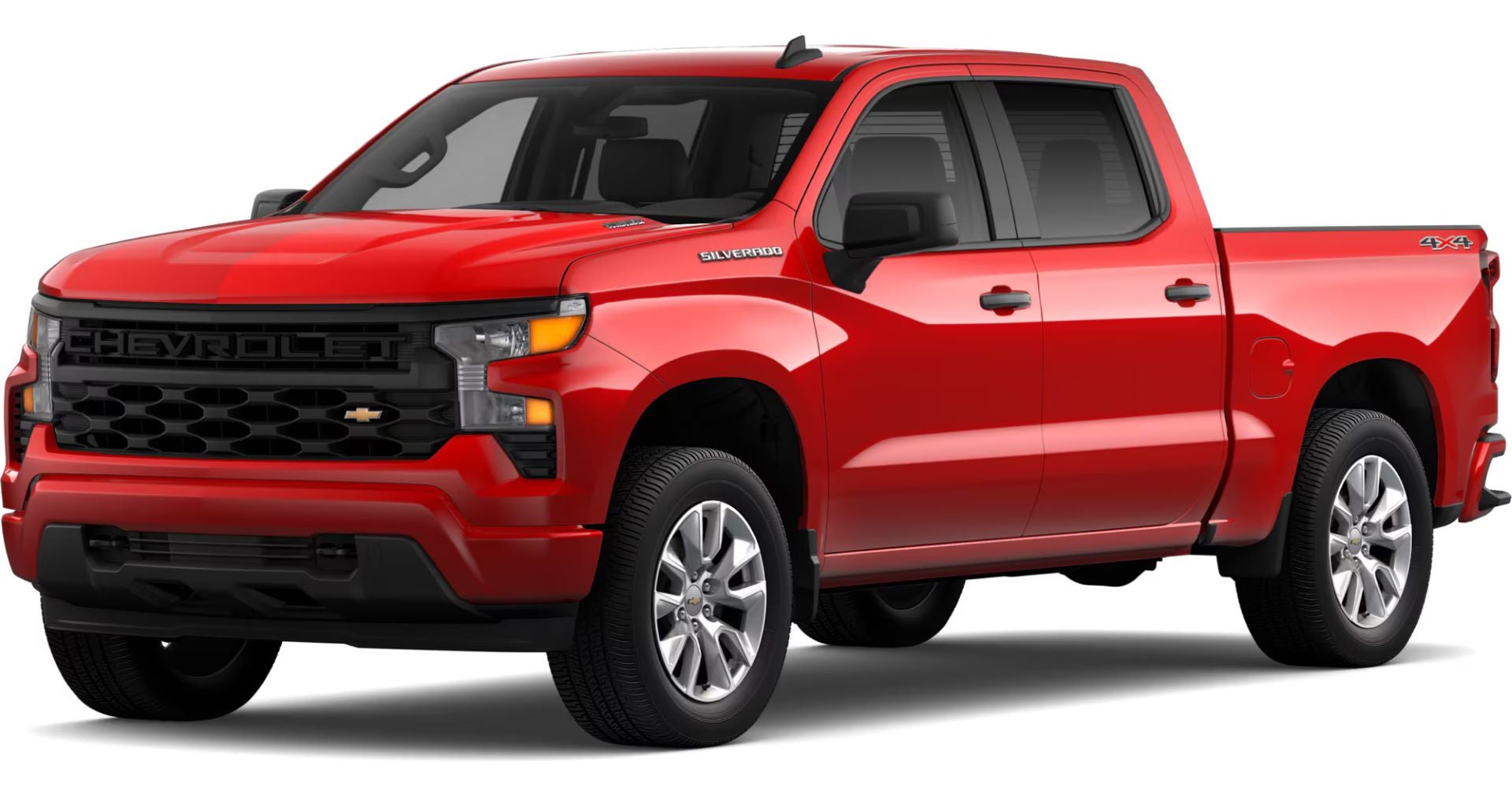 The 2025 chevrolet silverado 1500 custom trim.