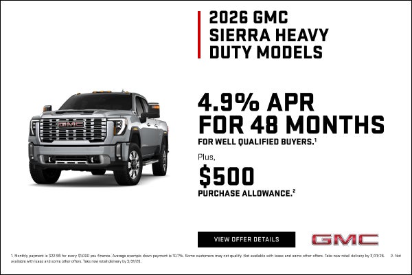 4.9% APR FOR 48 MONTHS for well-qualified buyers.1

Plus, $500 PURCHASE ALLOWANCE.2